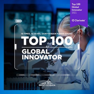 Saint-Gobain reconhecida pelo 10º ano consecutivo como uma das 100 empresas mais inovadoras do mundo