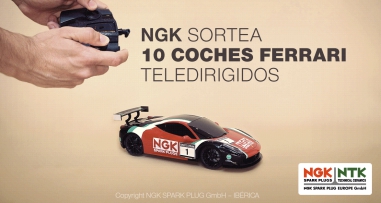 NGK NTK vai oferecer 10 carros Ferrari telecomandados