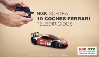 NGK NTK vai oferecer 10 carros Ferrari telecomandados