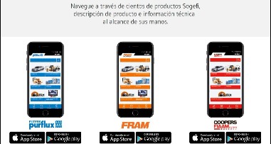 O Sogefi cria o novo aplicativo disponível para smartphones e tablets