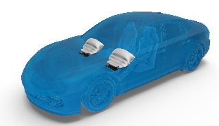 ZF desenvolve o módulo de airbag para joelhos mais leve da indústria automóvel