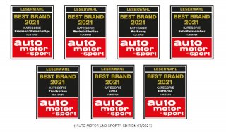 Bosch distinguida como “Best Brand” 2021 em sete categorias diferentes de produtos 