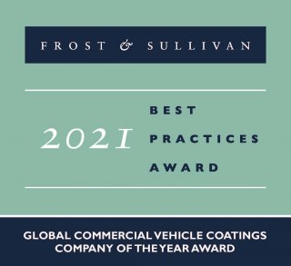 Axalta Nomeada Empresa Global de Revestimentos para Veículos Comerciais do Ano 2021 por Frost & Sullivan