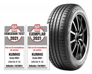 Kumho Ecsta HS51, vencedor geral do teste de pneus de Verão da revista Auto Bild
